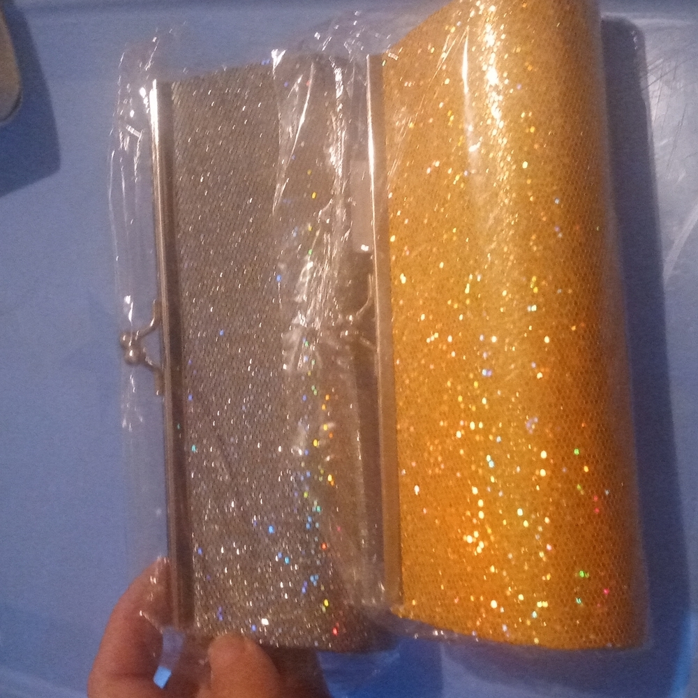 Clutch lot of 2 Silver , Gold